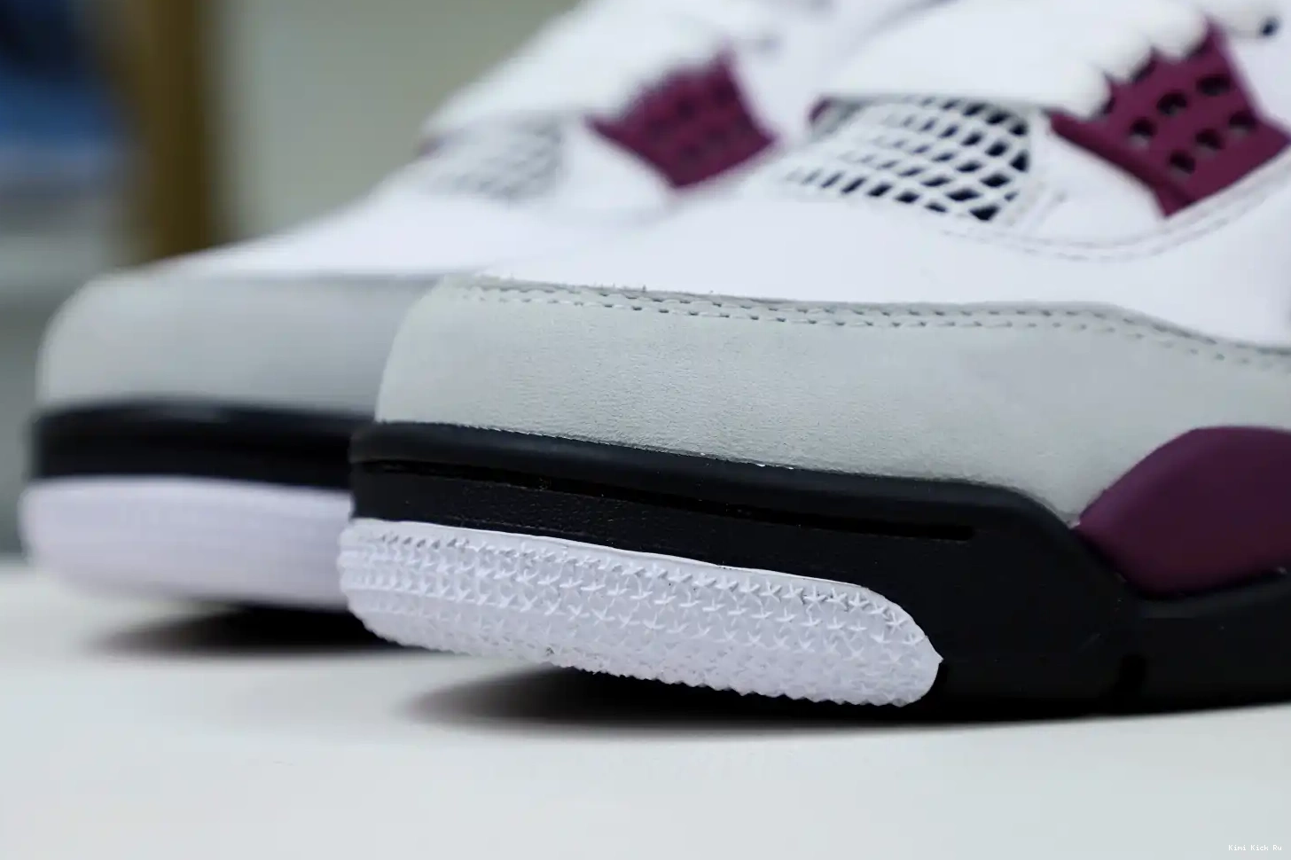 X JORDAN JORDAN AIR 4 SAINT-GERMAIN 'BORDEAUX' PARIS Kimikick RETRO AIR 0727
